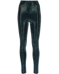Alexandre Vauthier - Crystallized High-waisted leggings - Lyst