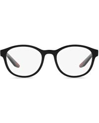 Prada Linea Rossa - Ps 07Pv Round-Frame Glasses - Lyst