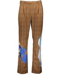 Ahluwalia - Grandad Check-Pattern Trousers - Lyst