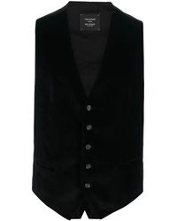 Tagliatore - Single-Breasted Panelled Waistcoat - Lyst