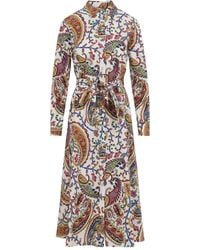 Etro - Midikleid mit Paisleymuster - Lyst