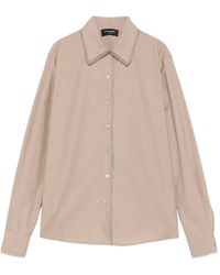 Fabiana Filippi - Beaded-Trim Long-Sleeve Shirt - Lyst
