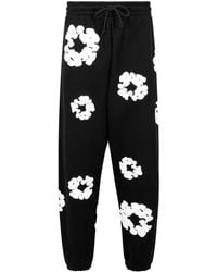 DENIM TEARS - Cotton Wreath-Print Track Pants - Lyst
