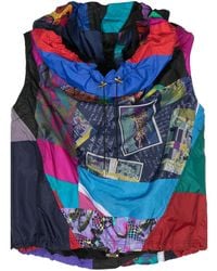 AZ FACTORY - Ärmelloser Patchwork-Kapuzenpullover - Lyst