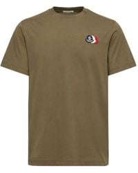 Moncler - Logo-Patch Crew-Neck T-Shirt - Lyst