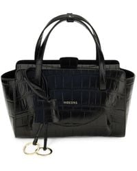B Sides - Croc-Effect Leather Shoulder Bag - Lyst