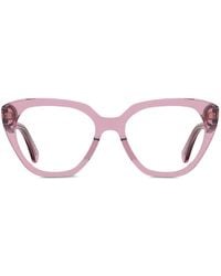 Moschino - Cat-Eye Full-Rim Glasses - Lyst