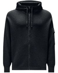 C.P. Company - Waffle-Knit Zip-Up Hoodie - Lyst