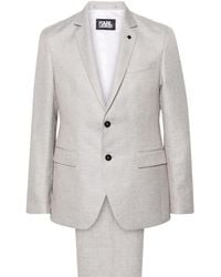 Karl Lagerfeld - Drive Single-breasted Suit - Lyst