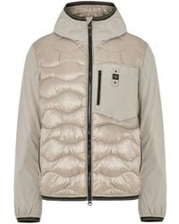 Blauer - Logo-Patch Padded Jacket - Lyst