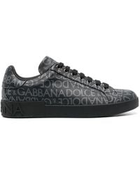 Dolce & Gabbana - Portofino Jacquard Sneakers - Lyst