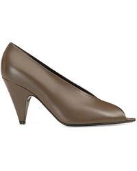 Sergio Rossi - Beak Peep-Toe Pumps - Lyst