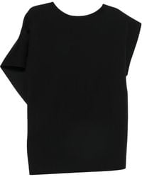 CFCL - Ac Milan Draped Asymmetric-Sleeve Top - Lyst