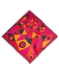 PUCCI - Angoli-Print Silk Scarf - Lyst