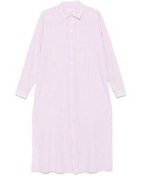 Mc2 Saint Barth - Vestido camisero a rayas - Lyst