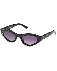 GUESS EYEWEAR - Geometric-Frame Sunglasses - Lyst