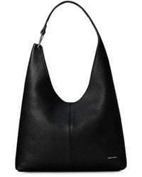 Calvin Klein - Medium Slouchy Grained-Effect Shoulder Bag - Lyst