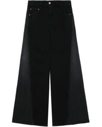 MM6 by Maison Martin Margiela - Logo-patch High-rise Jeans - Lyst