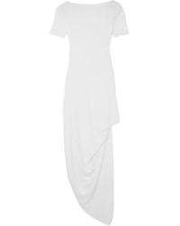Jacquemus - The Sole Gedrapeerde Jurk Met Open Rug - Lyst
