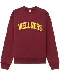 Sporty & Rich - Wellness Ivy Cotton Sweatshirt - Lyst