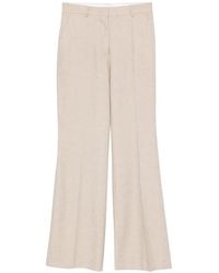 Manuel Ritz - Pressed-Crease Flared Trousers - Lyst
