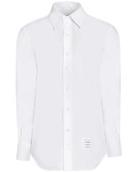 Thom Browne - Oxford Long-Sleeved Cotton Shirt - Lyst