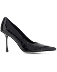 Jimmy Choo - Ixia Crocodile-Effect Leather Pumps - Lyst