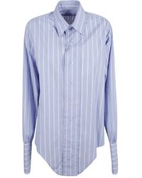 Maison Margiela - Striped Button-Down Shirt - Lyst