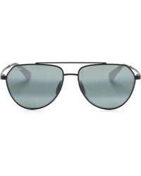 Maui Jim - Waiwai Pilot-Frame Sunglasses - Lyst
