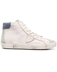 Philippe Model - Distressed-effect High-top Sneakers - Lyst