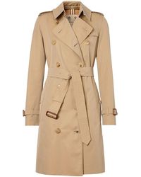 Burberry - Islington Double-breasted Logo Trench Coat - Lyst