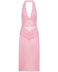 Gucci - Silk Satin Dress - Lyst