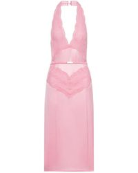 Gucci - Silk Satin Dress - Lyst