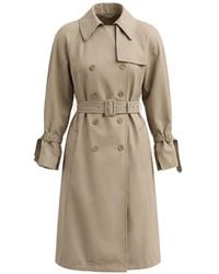 Vetements - Double-Breasted Belted Trench Coat - Lyst