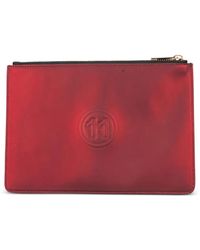Maison Margiela - Metallic Leather Clutch - Lyst