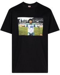 Supreme - Maradona T-Shirt mit Foto-Print - Lyst