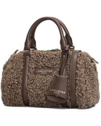 Lancaster - Moumoute Shearling-Effect Tote Bag - Lyst