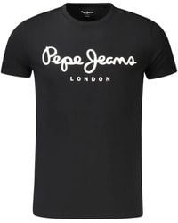 Pepe Jeans - Logo-Print Cotton T-Shirt - Lyst