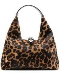 Marni - Borsa Tote Trapeze Leopardata - Lyst