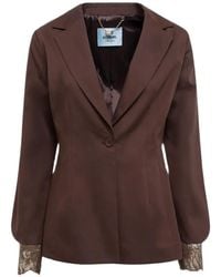 Blugirl Blumarine - Lace-Trim Blazer - Lyst