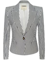 L'Agence - Misa Striped Blazer - Lyst