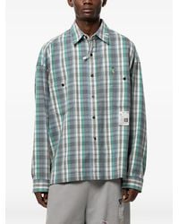 Maison Mihara Yasuhiro - Check Long Sleeve Shirt - Lyst