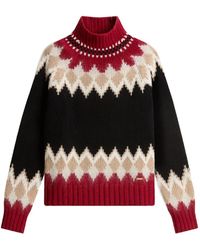 Woolrich - Fair Isle Patterned Crew-Neck Sweater - Lyst