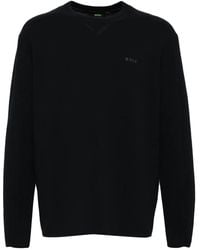 BOSS - Pullover Mit Logo - Lyst