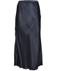 Aspesi - Satin Midi Skirt - Lyst