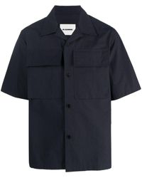 Jil Sander - Chemise en coton à poches à rabat - Lyst
