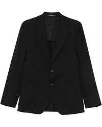 Tagliatore - Single-Breasted Peak-Lapel Blazer - Lyst