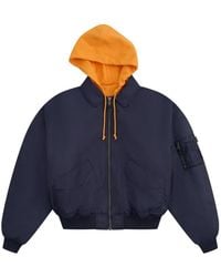 Gosha Rubchinskiy - Padded Hooded Bomber Jacket - Lyst