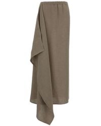 Dusan - Draped Maxi Skirt - Lyst
