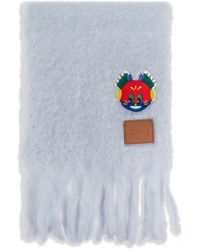 Loewe - X Louis Wain Sciarpa Con Frange - Lyst